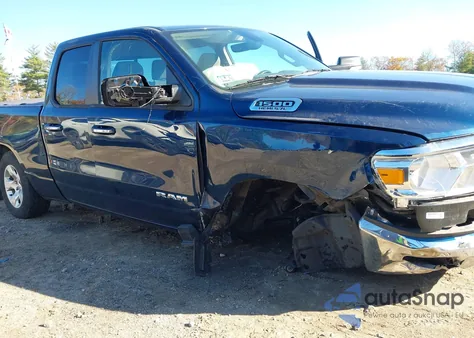 2020 Ram 1500 Big Horn 4X4 6'4 Box из США, поврежденный, VIN 1C6SRFBT1LN187272